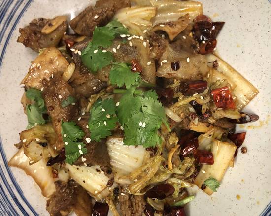 J04 Spicy Beef Tendon and Beef Brisket Pot 麻辣牛一锅